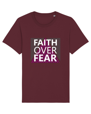 Faith Over Fear Burgundy