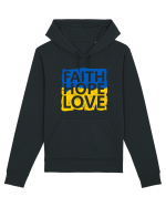 Faith Hope Love Ukraine Hanorac Unisex Drummer