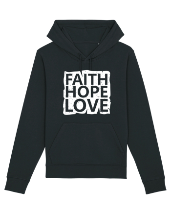 Faith Hope Love Black
