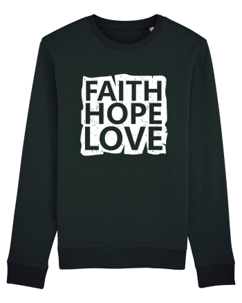 Faith Hope Love Black