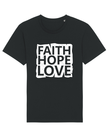 Faith Hope Love Black
