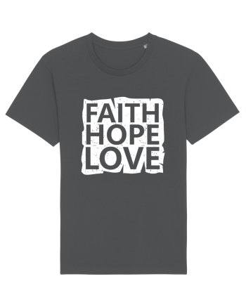 Faith Hope Love Anthracite