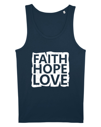Faith Hope Love Navy