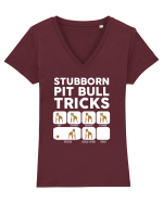PIT BULL Tricou mânecă scurtă guler V Damă Evoker