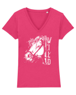 Wild Horse Tricou mânecă scurtă guler V Damă Evoker