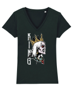 Undead King Tricou mânecă scurtă guler V Damă Evoker