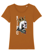 Undead King Tricou mânecă scurtă guler larg fitted Damă Expresser