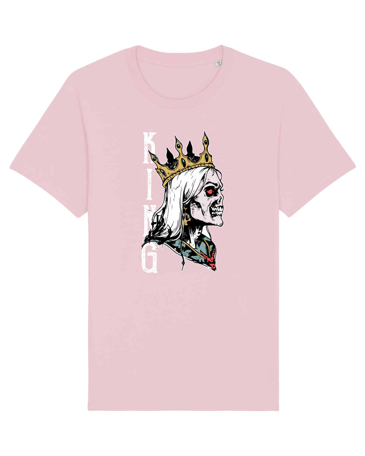 Tricou mânecă scurtă Unisex Rocker Cotton Pink