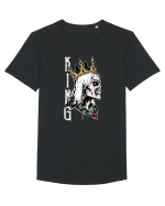 Undead King Tricou mânecă scurtă guler larg Bărbat Skater