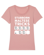MALTESE Tricou mânecă scurtă guler larg fitted Damă Expresser