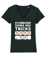SHIBA INU Tricou mânecă scurtă guler V Damă Evoker