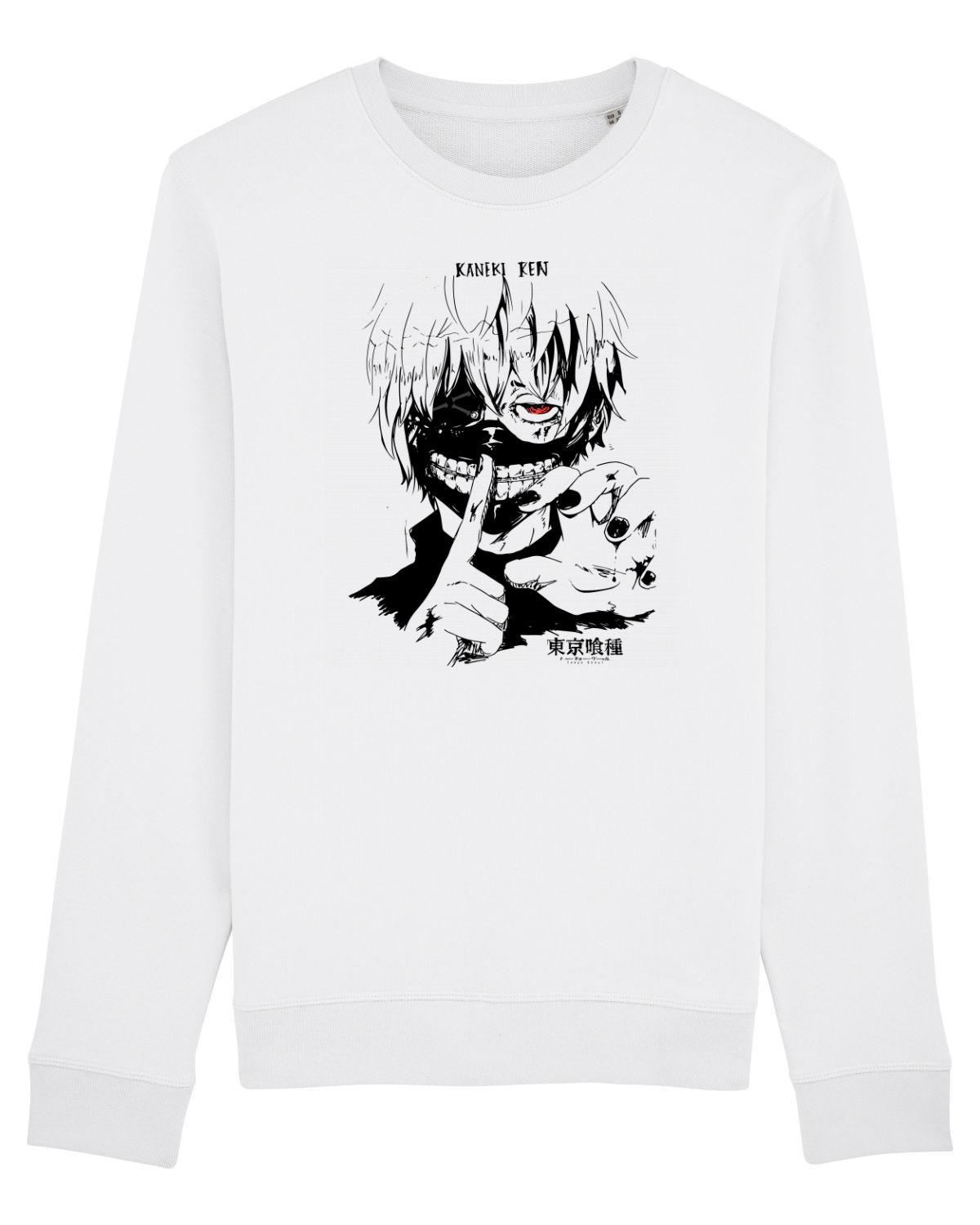 Bluză mânecă lungă Unisex Rise White