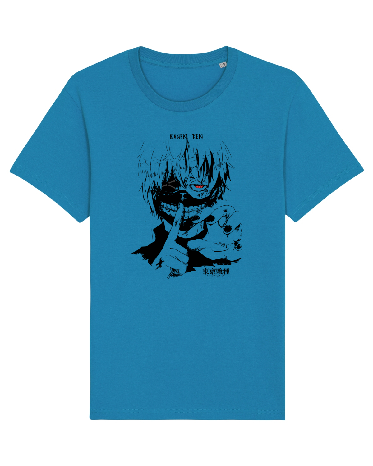 Tricou mânecă scurtă Unisex Rocker Azur