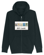 ART LOVE - iubire pentru artă Hanorac cu fermoar Unisex Connector