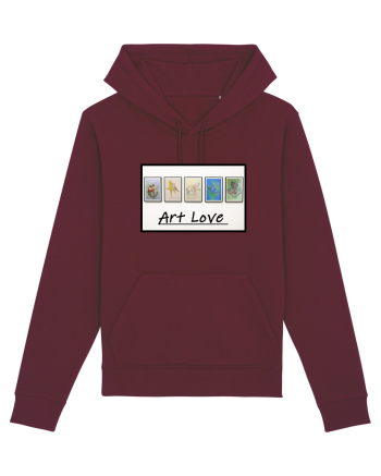 ART LOVE - iubire pentru artă Burgundy