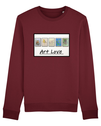 ART LOVE - iubire pentru artă Burgundy