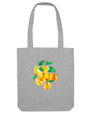 Piersici  - desen manual minimalist Heather Grey