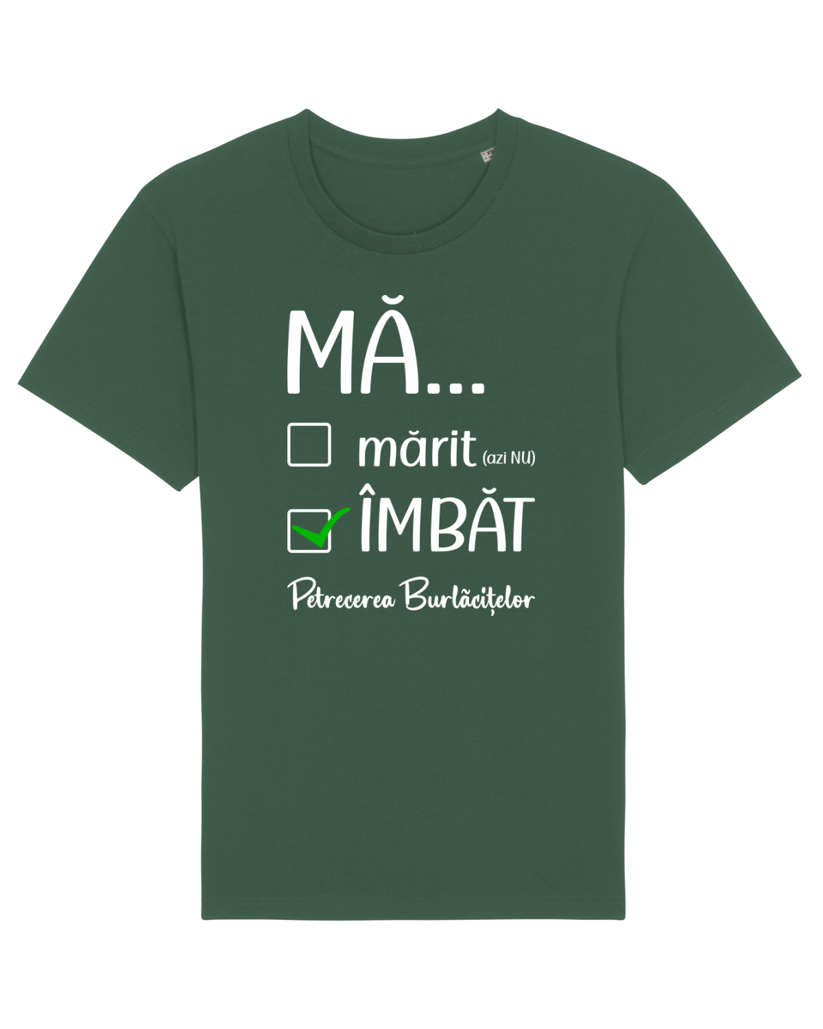 Tricou mânecă scurtă Unisex Rocker Bottle Green