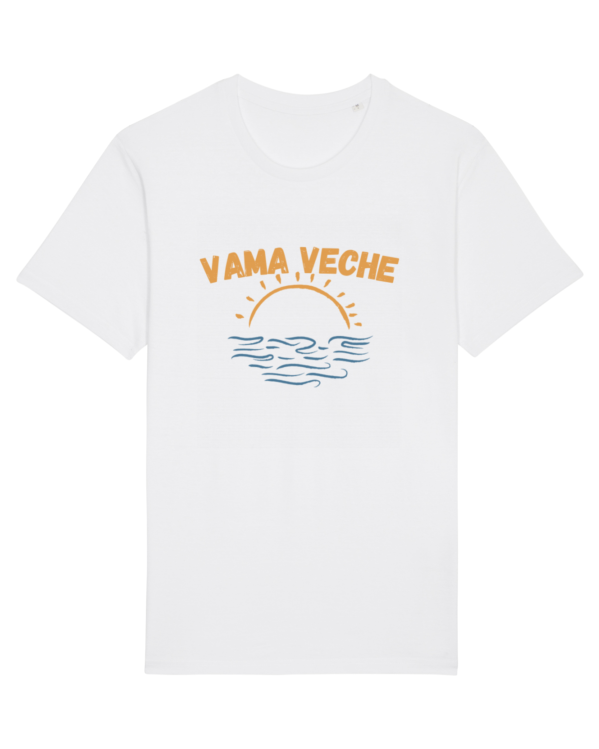 Tricou mânecă scurtă Unisex Rocker White