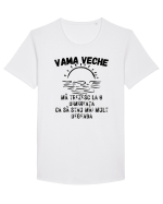 Mă trezesc la 6 dimineața ca să stau mai mult degeaba Tricou mânecă scurtă guler larg Bărbat Skater