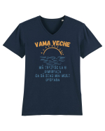 Mă trezesc la 6 dimineața ca să stau mai mult degeaba Tricou mânecă scurtă guler V Bărbat Presenter
