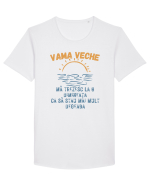 Mă trezesc la 6 dimineața ca să stau mai mult degeaba Tricou mânecă scurtă guler larg Bărbat Skater