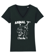 Animal F fostu' Tricou mânecă scurtă guler V Damă Evoker