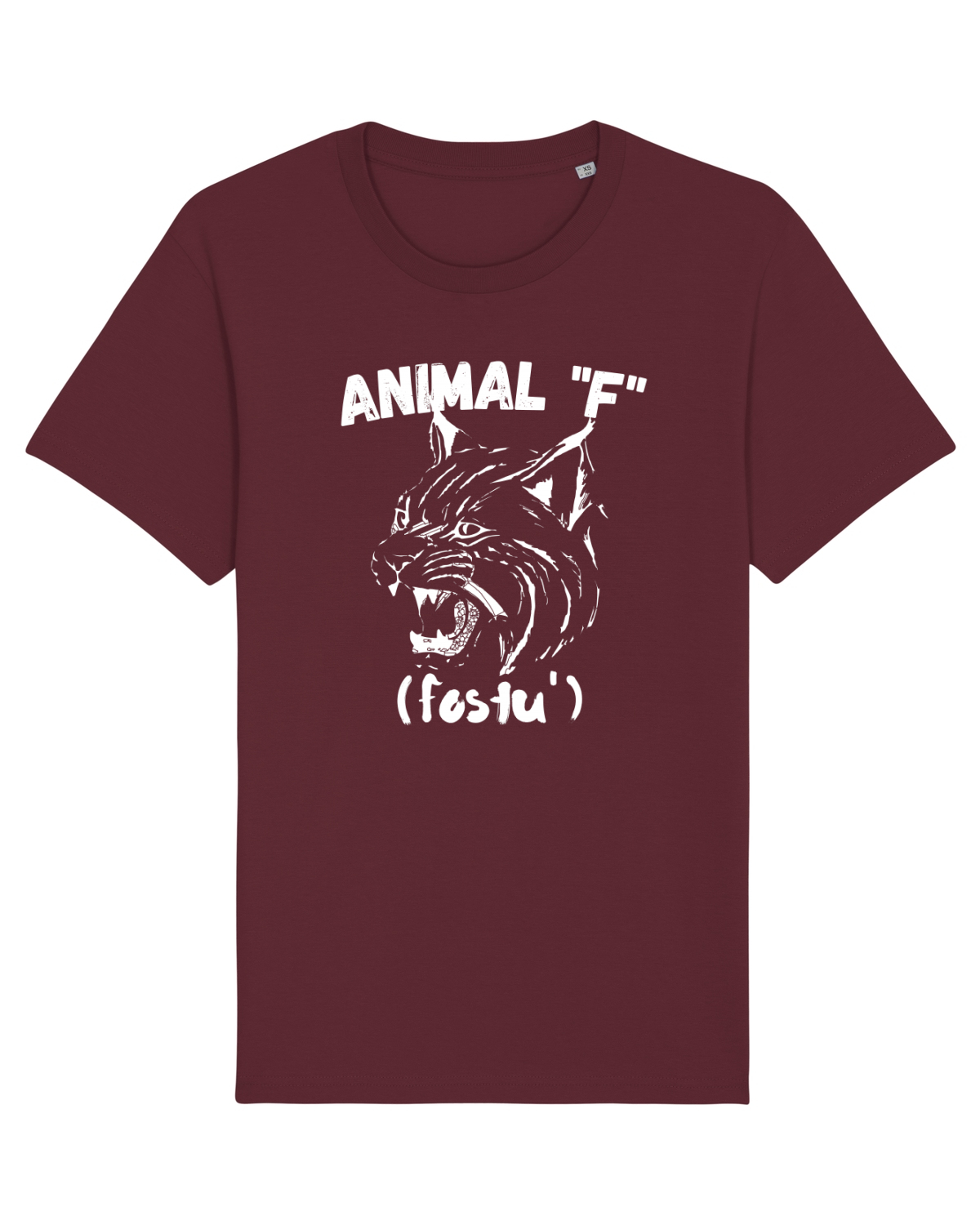 Tricou mânecă scurtă Unisex Rocker Burgundy