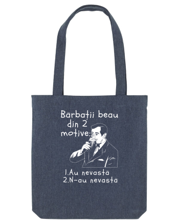 Bărbații beau din 2 motive Midnight Blue