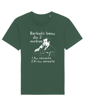 Bărbații beau din 2 motive Bottle Green