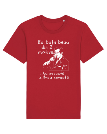 Bărbații beau din 2 motive Red