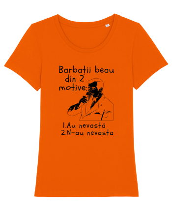 Bărbații beau din 2 motive Bright Orange