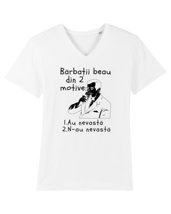 Bărbații beau din 2 motive White