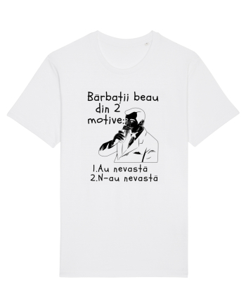 Bărbații beau din 2 motive White