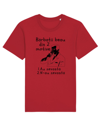 Bărbații beau din 2 motive Red