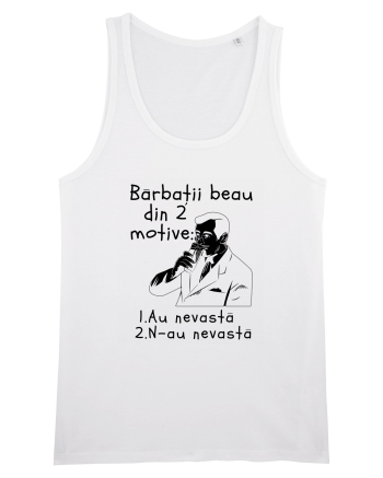 Bărbații beau din 2 motive White