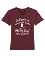 Inteligența mă urmărește mereu, dar eu sunt mai rapid Tricou mânecă scurtă guler V Bărbat Presenter