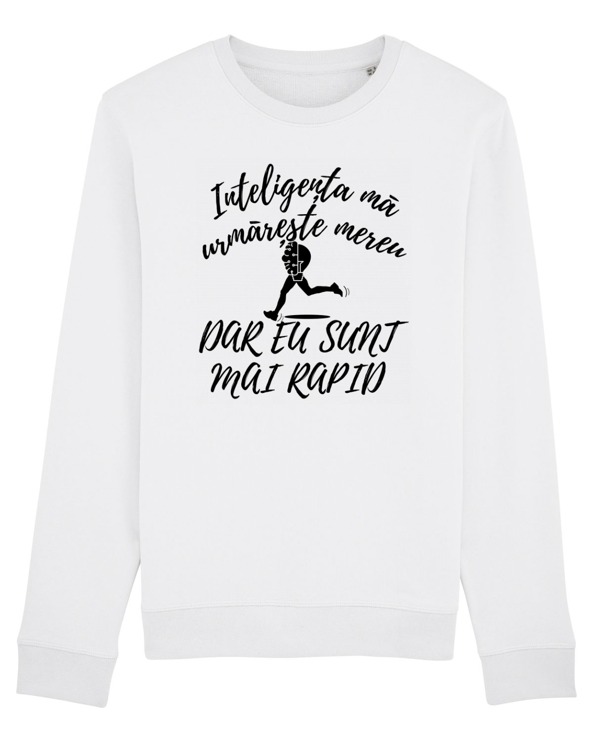 Bluză mânecă lungă Unisex Rise White
