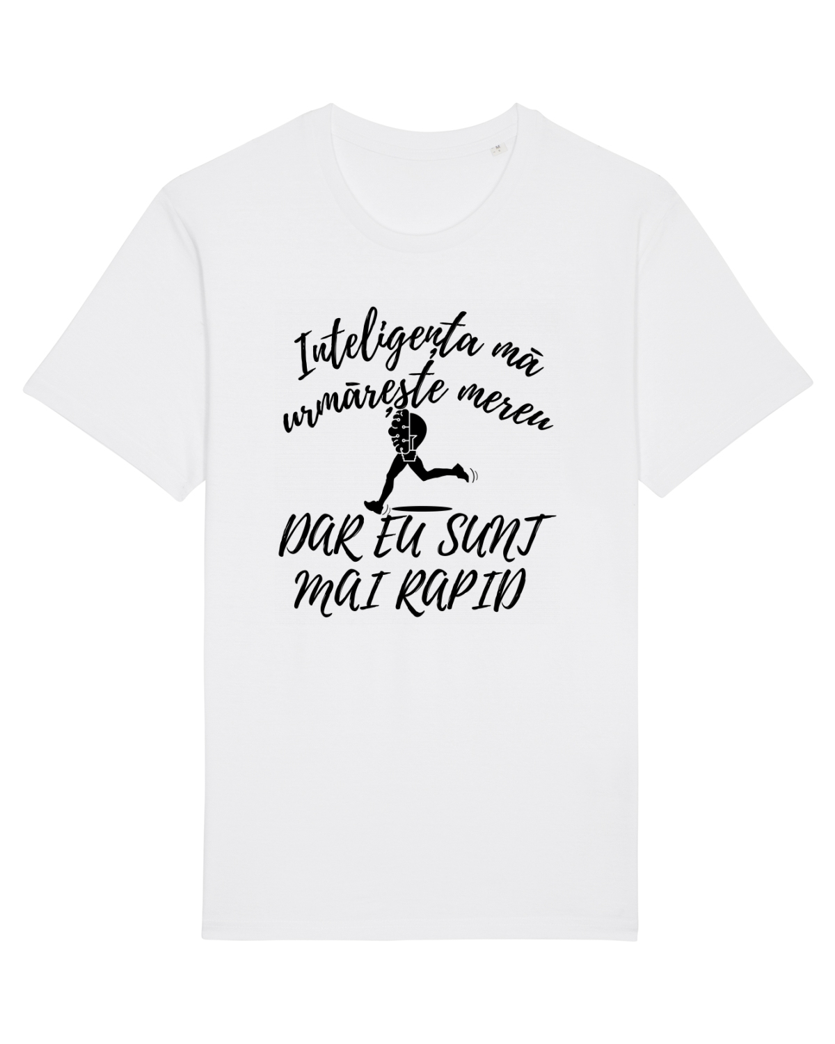 Tricou mânecă scurtă Unisex Rocker White