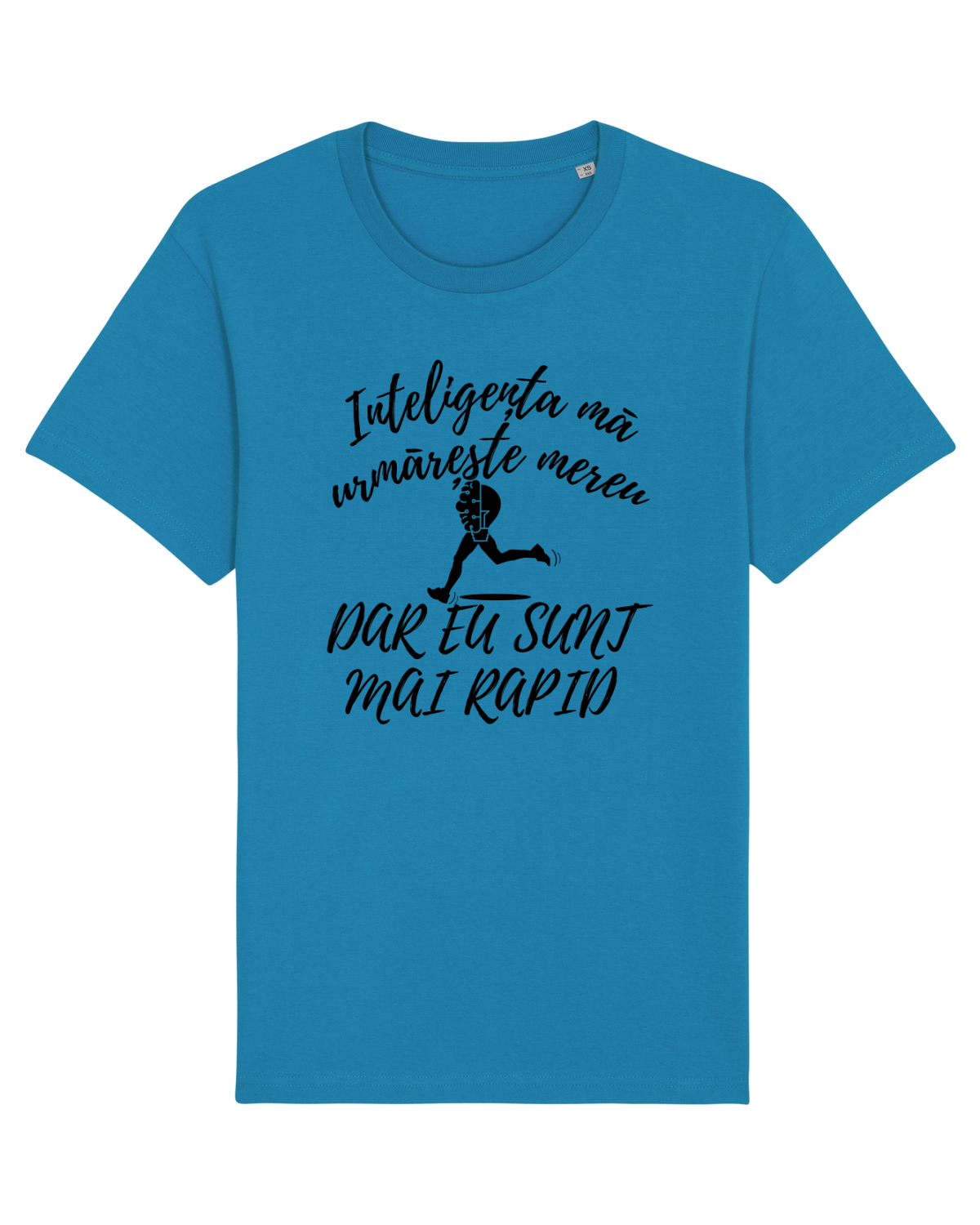 Tricou mânecă scurtă Unisex Rocker Azur
