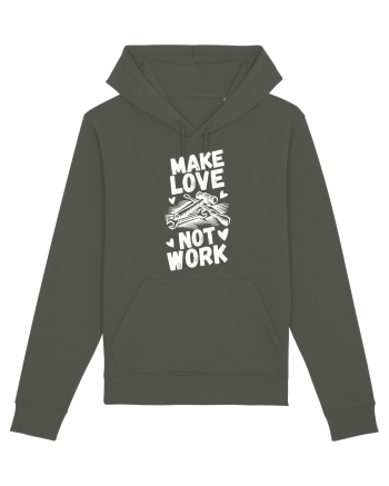 Make Love Not Work Khaki