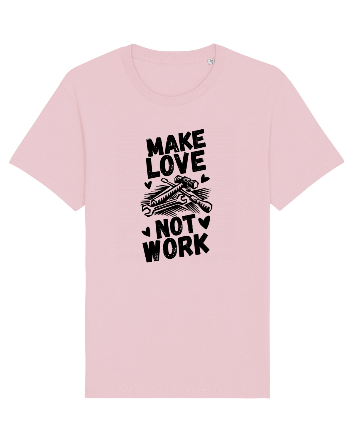 Tricou mânecă scurtă Unisex Rocker Cotton Pink