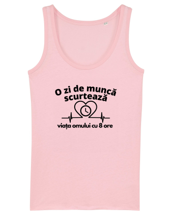 O zi de muncă scurtează viața omului cu 8 ore Cotton Pink