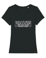 Trecut de kkt am avut, prezent de kkt avem, bine că nu avem niciun viitor Tricou mânecă scurtă guler larg fitted Damă Expresser