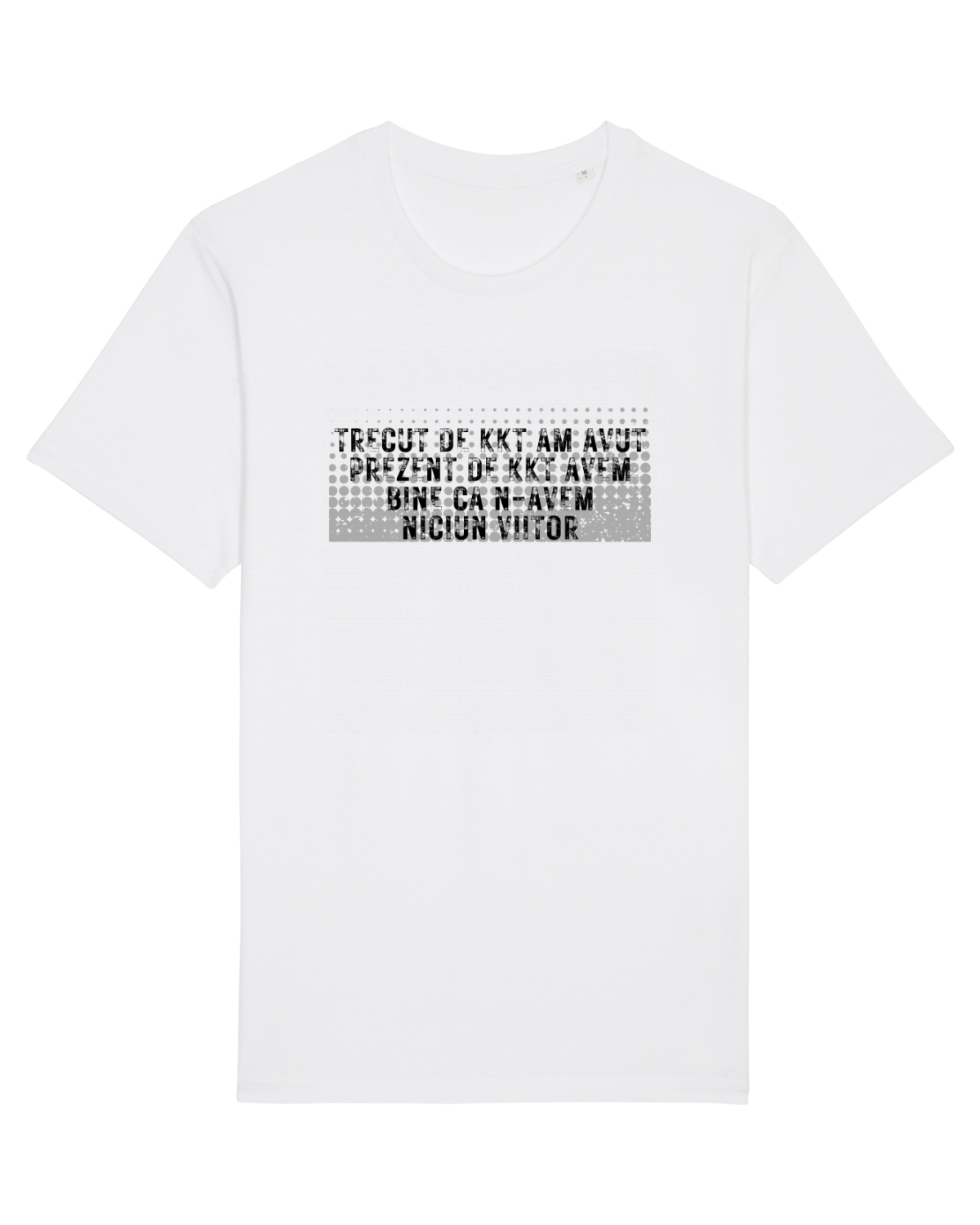 Tricou mânecă scurtă Unisex Rocker White