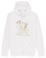 Saturn Planet Celestial Girl Hanorac cu fermoar Unisex Connector