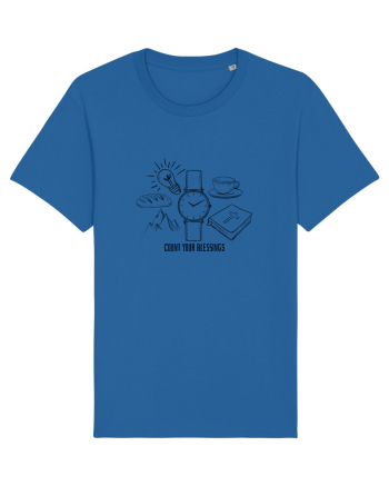 Count your blessings Royal Blue