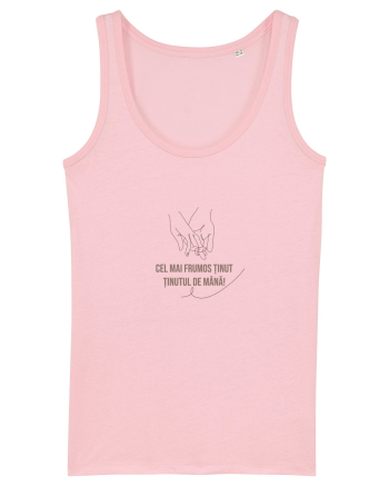Holding hands Cotton Pink