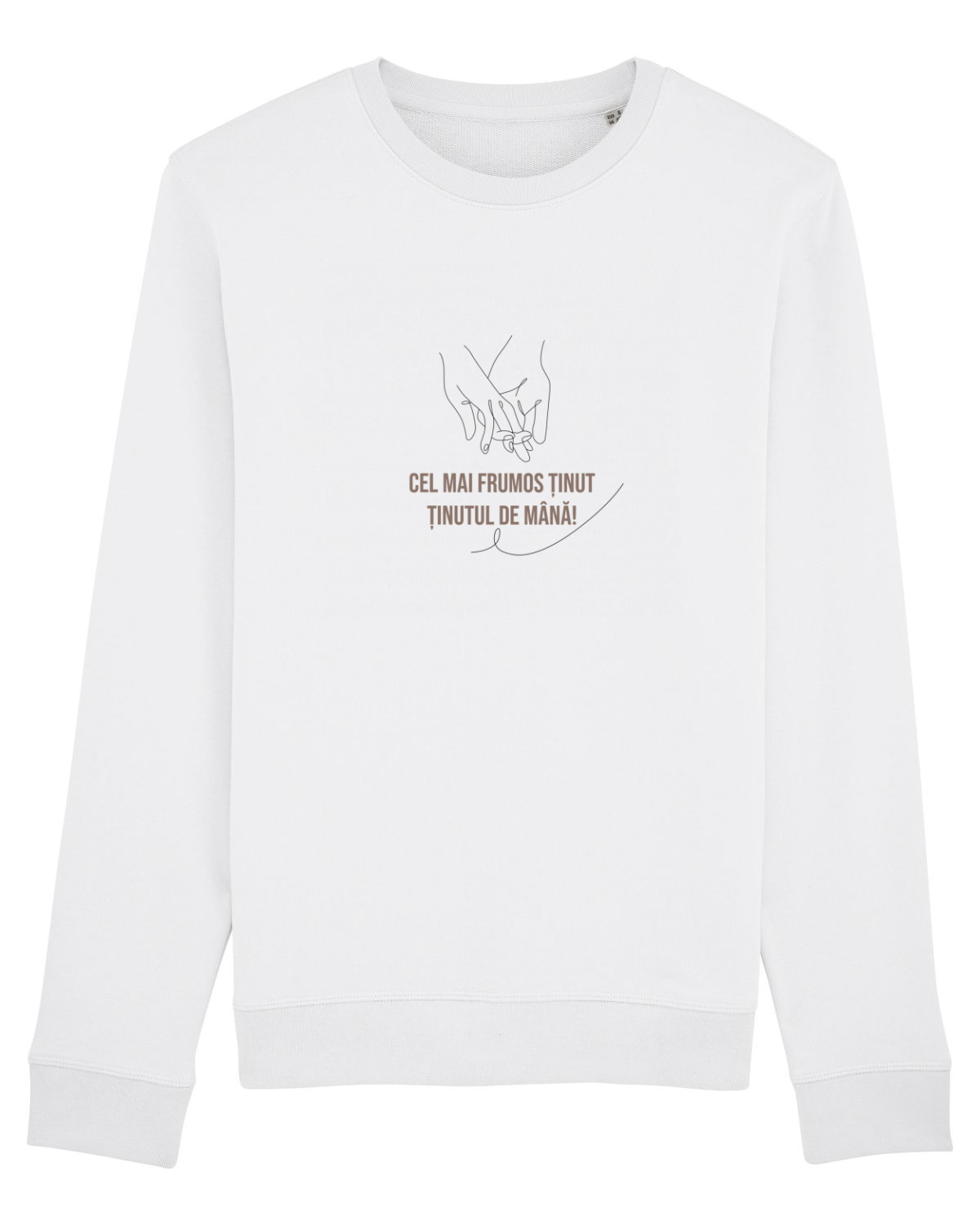 Bluză mânecă lungă Unisex Rise White