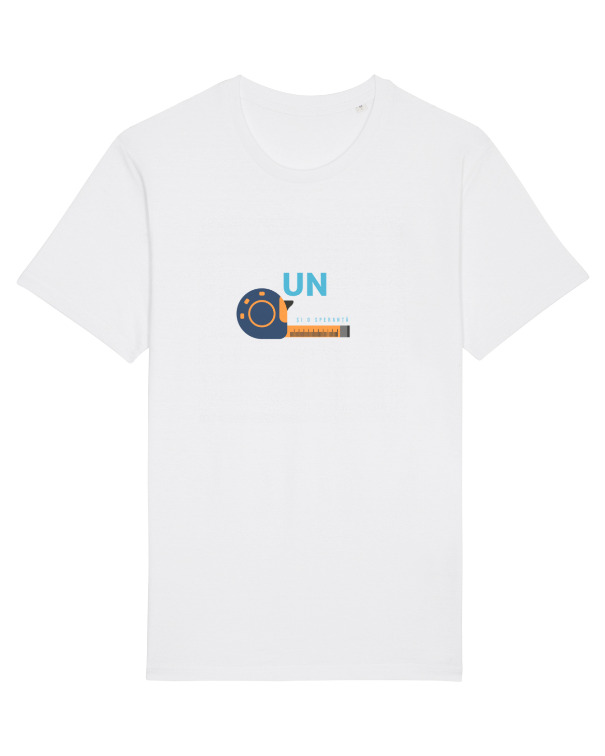 Tricou mânecă scurtă Unisex Rocker White
